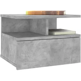 vidaXL Hängender Nachtschrank 40 x 31 x 27 cm Grau