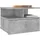 vidaXL Hängender Nachtschrank 40 x 31 x 27 cm Grau