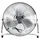 Stier 50 cm Bodenventilator Metall-Optik