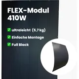 410W Flexibles Fullblack Solarmodul von PureSolar