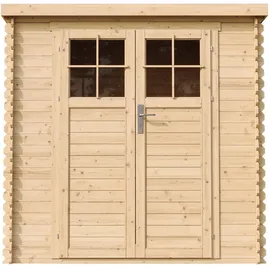 TIMBELA M311F Gartenhaus 1,42 x 2,04 m Natur