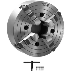 VEVOR φ250mm 4-Backen Drehfutter Spannfutter für Bohr-/Fräsmaschinen 3D-Drucker