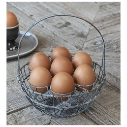 Chic Antique Eierkorb »Chic Antique - Eierkorb für 7 Eier Korb Metall (61548-00)«