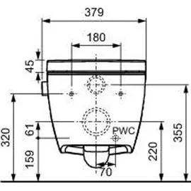 TECE TECEone Dusch-WC Weiß