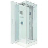 AcquaVapore Duschkabine Komplettdusche D38-00L0 80x80 cm - Weiß