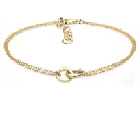Elli Kreis Verbundenheit Armband gold 925 Sterling Silber
