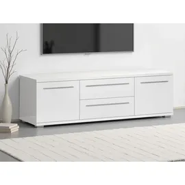 PLACES OF STYLE Lowboard PLACES OF STYLE "Piano TV-Kommode in Breite 165 oder 180 cm mit Soft-Close-Funktion", beige (beige hochglanz), B:150cm H:46,2cm T:45,2cm, Spanplatte, Sideboards, Lowboard, Hochglanz UV-lackiert, Br 180 cm mit versch. Tür- und Schubkastenmaße