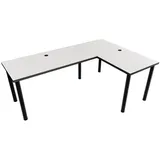 Möbelsystem Eckschreibtisch Gamingtisch Weiß