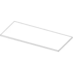 Riho Porto Bowls Abdeckplatte 121 cm, Badmöbel, eiche natur