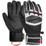 Reusch Mastery Skihandschuhe Schwarz/Rot/Weiß 7,5