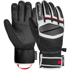 Reusch Mastery Skihandschuhe Schwarz/Rot/Weiß 7,5
