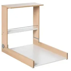 Geuther Wandwickelregal natur mit wickelauflage Stern