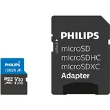 Philips microSDXC Ultra Pro 128GB Class 10 UHS-I V30 + SD-Adapter