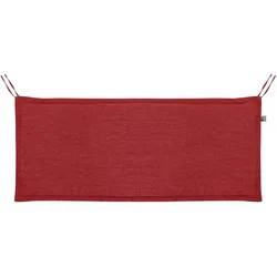 Bank-Auflage Unica 140 x 45 cm Stoff Rot