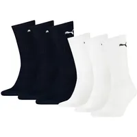 Puma Socken, Unisex 6er Pack Bequem sitzend 39-42