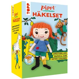 TOPP Häkelset Pippi Langstrumpf Weiß 15 St.