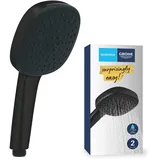 Grohe Vitalio Comfort 110 Schwarz matt mit 2 Strahlarten Quickfix
