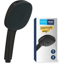 Grohe Vitalio Comfort 110 Schwarz matt mit 2 Strahlarten Quickfix