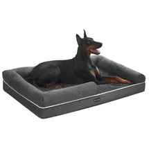 Songmics Hundekissen Orthopädisches 120 x 85 cm grau