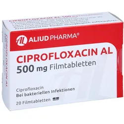 Ciprofloxacin AL 500 mg Filmtabletten 20 St