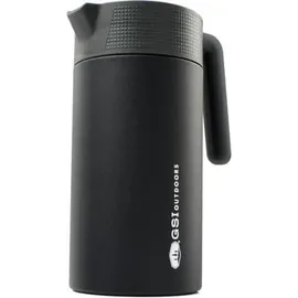 GSI Glacier Stainless Kaffepresse (Größe 0.976L, schwarz)