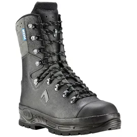 Haix Schnittschutzstiefel / Schnittschutzschuhe Protector 2.0 in KOX Edition mit Gore-Tex Schwarz/Grau Größe 41 - Haix