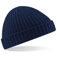 Beechfield® Strickmütze Fischermütze Herren Trawler Beanie Kurze Seemansmütze Kurz