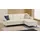 VASAGLE Modulares Sofa, L-förmiger Couch, 4-Sitzer, Schlafsofa mit Fußmodulen, tiefe Sitze - Weiß