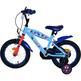 Volare Kinderfahrrad Spidey 14 Zoll Kinderrad in Blau