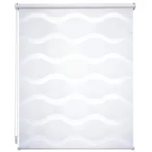 LIEDECO Duo-Rollo Klemmfix Wave 90 x 210 cm weiß