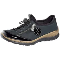 Rieker Slip-Ons Blau/Schwarz 39