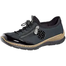 Rieker Slip-Ons Blau/Schwarz 39