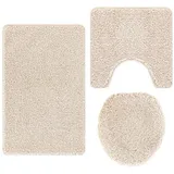 vidaXL Badematte Creme 20 x 20 cm