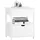 SoBuy Nachtschrank FRG258 45 x 38 x 55 cm Weiß