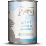 MjAMjAM Zarte Ente & Geflügel an leckeren Möhrchen 6 x 400 g