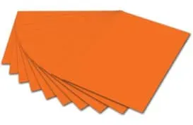 Tonpapier 50x70cm hellorange FOLIA 6741E 130g