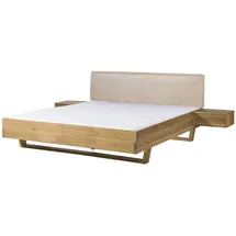 MASSIVMOEBEL24.DE FICHTELBERG 180 x 200 cm Beige