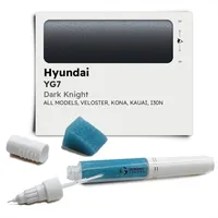 Genuine Colors Lackstift DARK KNIGHT YG7 Kompatibel/Ersatz für Hyundai Schwarz