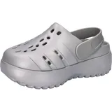 adidas Damen Sandale ADILETTE CLOG PLATFORM grau 40.5 (UK 6)