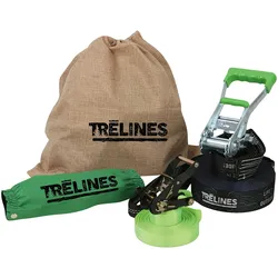 Trelines Klassische Slackline 15 Meter, mehrfarbig