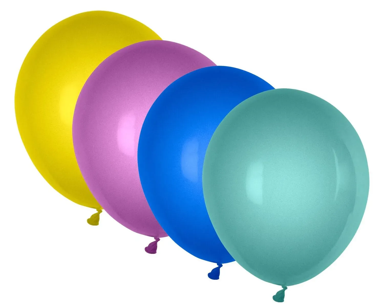 Luftballons metallic bunt gemischt O 250 mm, Größe 'M', 100 Stk.