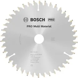 BOSCH Kreissägeblatt »PRO Multi Material« 160,0 mm 42 Zähne grau