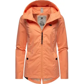 Ragwear leichte Damen Übergangsjacke kurz Outdoor-Jacke wasserdicht Parka mit Kapuze Monade Übergang YOUMODO Peach24 Gr. M - M
