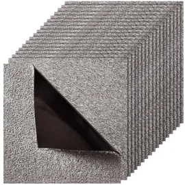 Vevor Teppichfliesen Teppichboden 457,2 x 457,2 cm Dunkelbraun