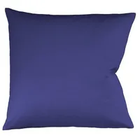 FLEURESSE Colours Kissenbezug, Mako Satin, 9100, Blau, 80 x
