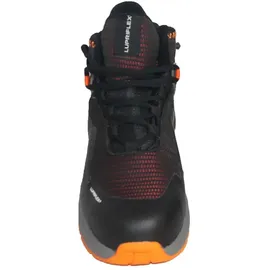 Lupriflex Sicherheitsstiefel Techno Mid S3 SR Gr.44, 5-550-44 - Schwarz/Orange - 44