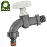 Bradas 3/4" Kunststoff Garten Bewässerung Wasserhahn WL-K134 BRADAS 0612