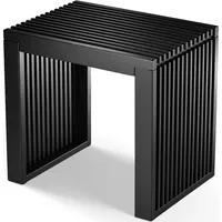 bam boo box Sitzbank Bambus Schwarz 45 x 33 x 43 cm