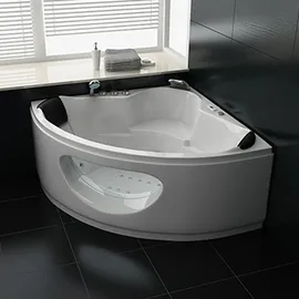 purehaven Whirlpool 138 x 138 x 80 cm Weiß