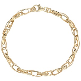 Luigi Merano Armband Doppelankerkette, ovale Glieder, Gold 585 Armbänder & Armreife Gold Damen